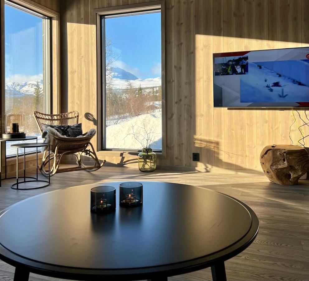 Brand New Cabin On The Sunny Side Of Gaustatoppen With A Great View Tuddal Exteriér fotografie