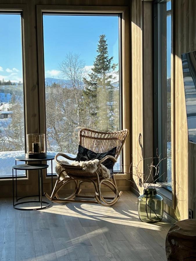 Brand New Cabin On The Sunny Side Of Gaustatoppen With A Great View Tuddal Exteriér fotografie