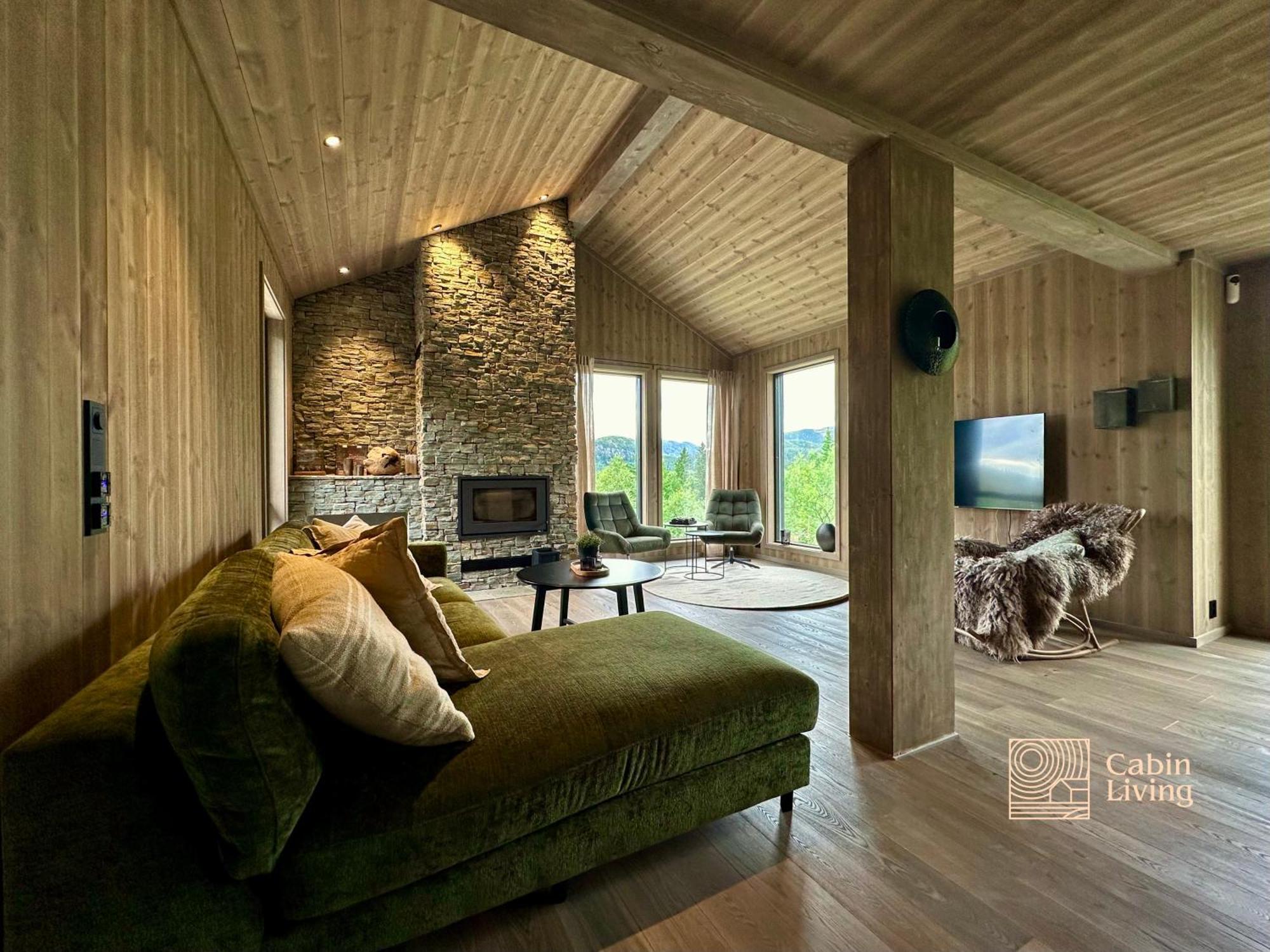 Brand New Cabin On The Sunny Side Of Gaustatoppen With A Great View Tuddal Exteriér fotografie