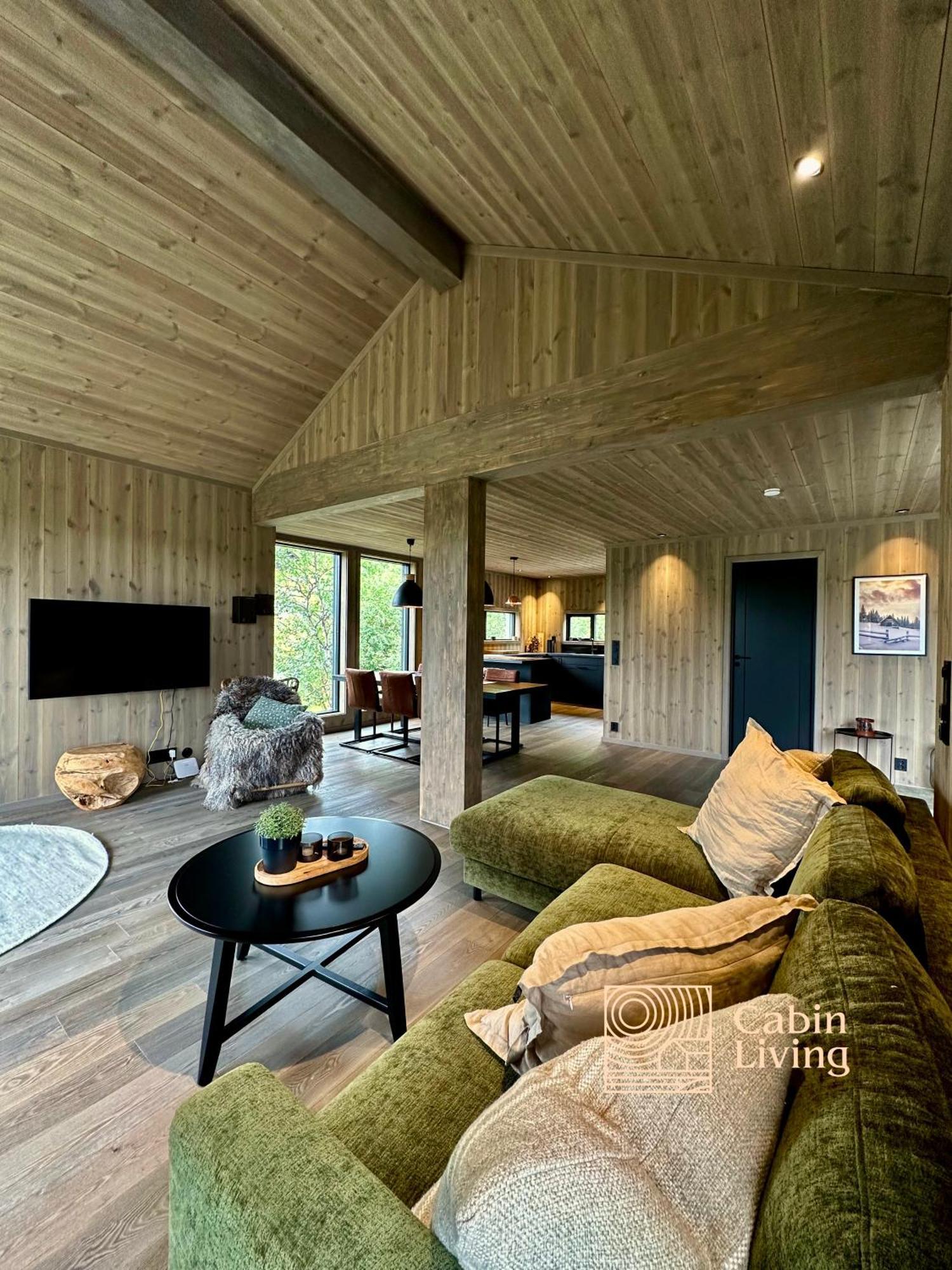 Brand New Cabin On The Sunny Side Of Gaustatoppen With A Great View Tuddal Exteriér fotografie