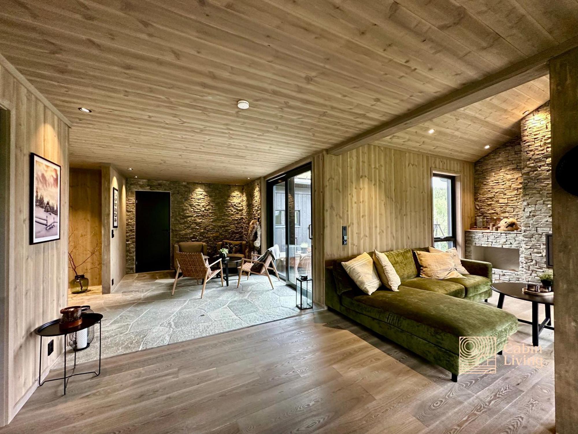 Brand New Cabin On The Sunny Side Of Gaustatoppen With A Great View Tuddal Exteriér fotografie