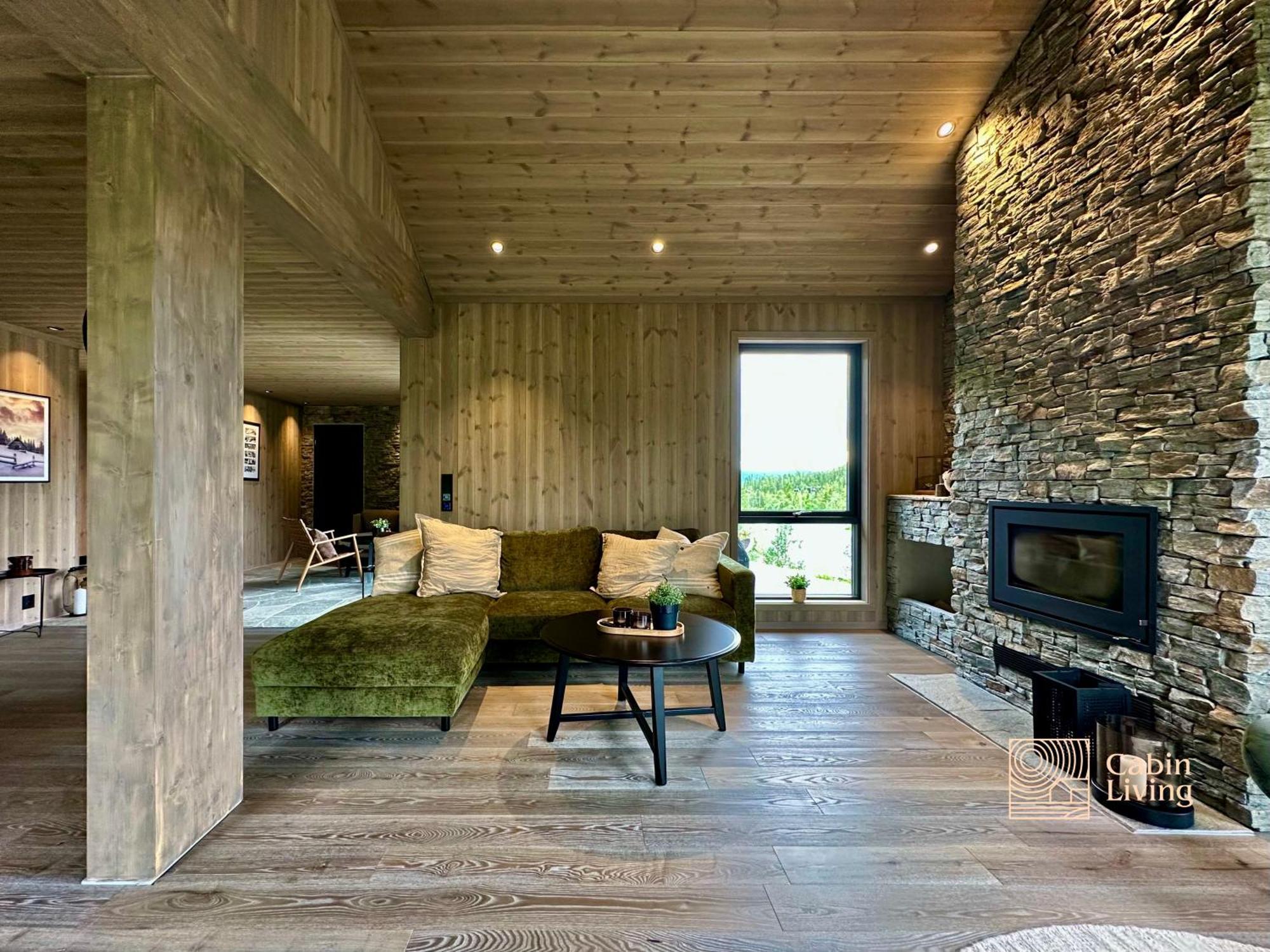 Brand New Cabin On The Sunny Side Of Gaustatoppen With A Great View Tuddal Exteriér fotografie