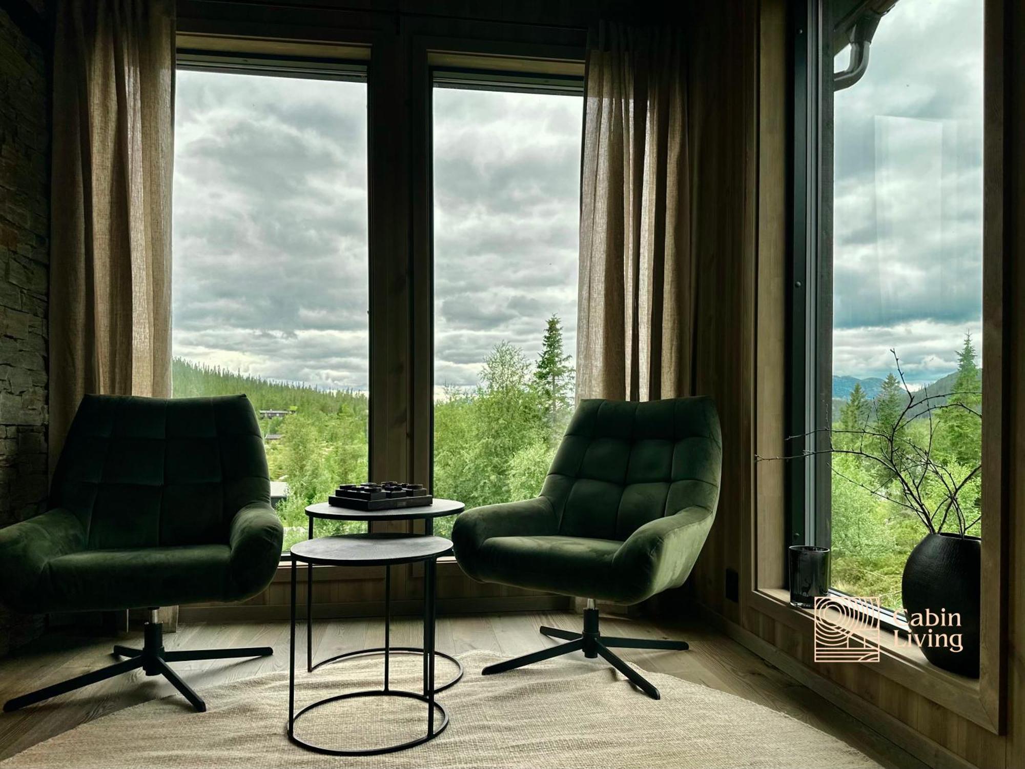 Brand New Cabin On The Sunny Side Of Gaustatoppen With A Great View Tuddal Exteriér fotografie