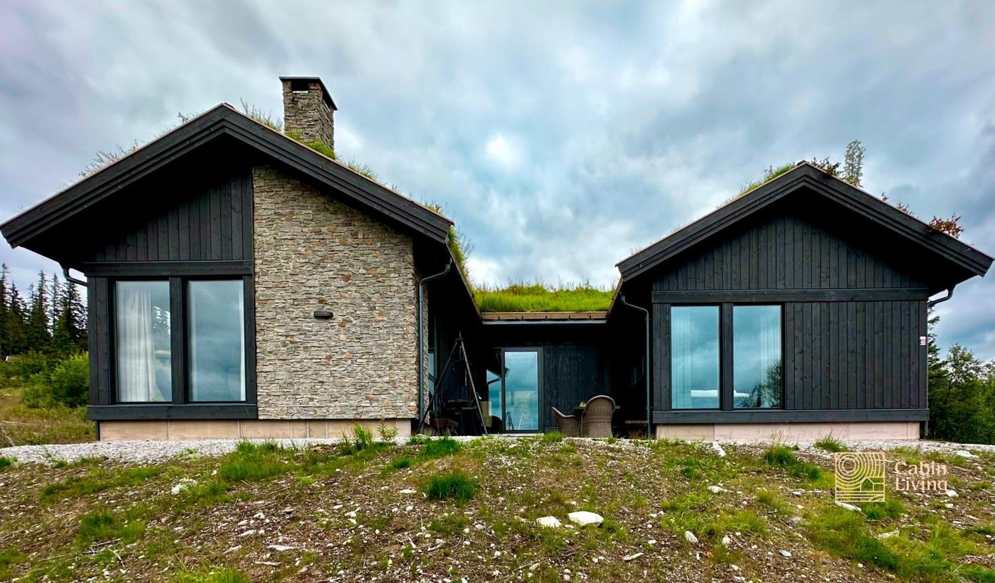 Brand New Cabin On The Sunny Side Of Gaustatoppen With A Great View Tuddal Exteriér fotografie