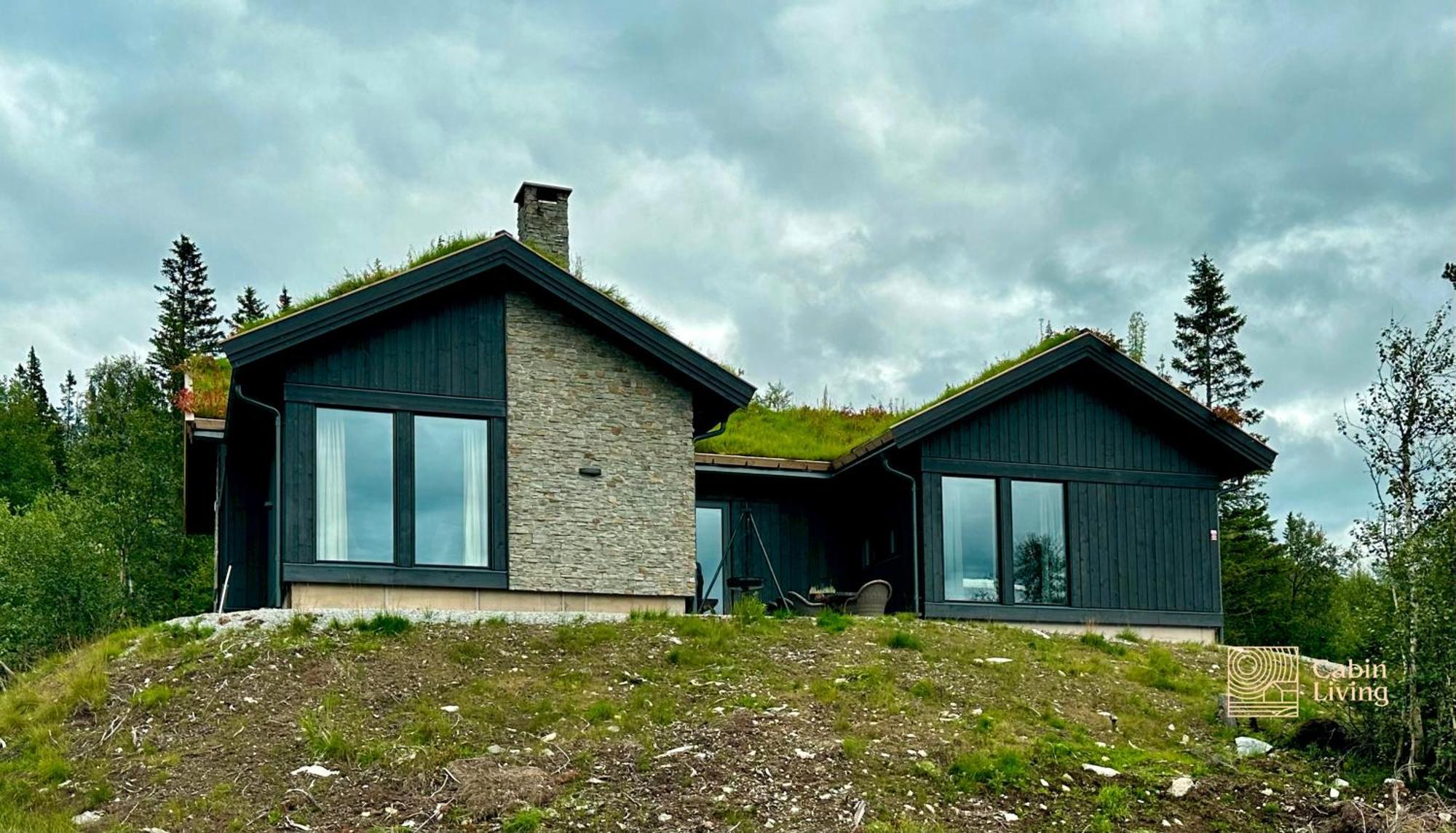 Brand New Cabin On The Sunny Side Of Gaustatoppen With A Great View Tuddal Exteriér fotografie