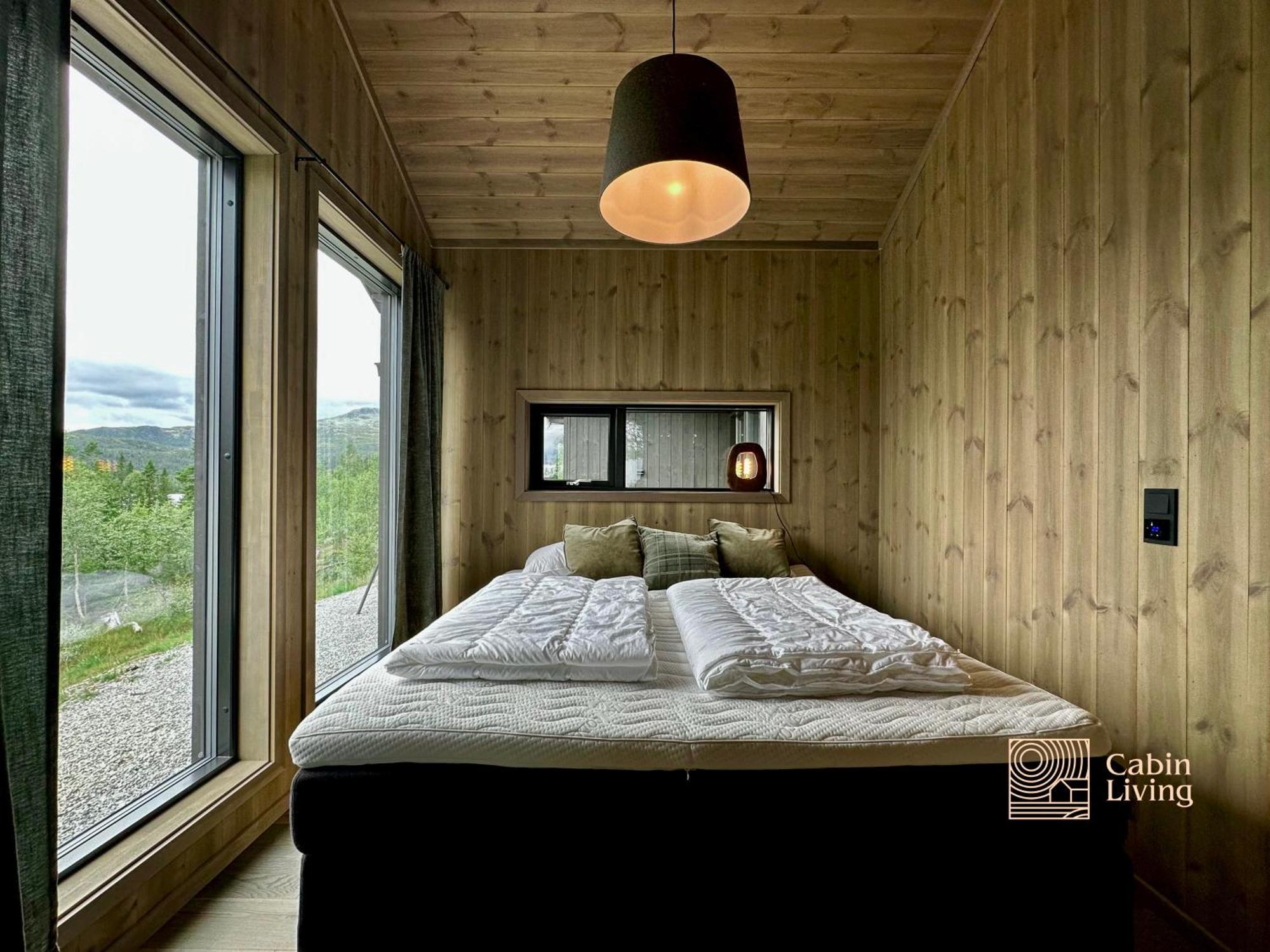 Brand New Cabin On The Sunny Side Of Gaustatoppen With A Great View Tuddal Exteriér fotografie